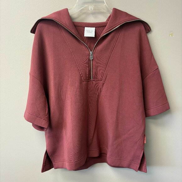 Varley Willow Short Sleeve Half-Zip Sweat - Picture 1 of 5